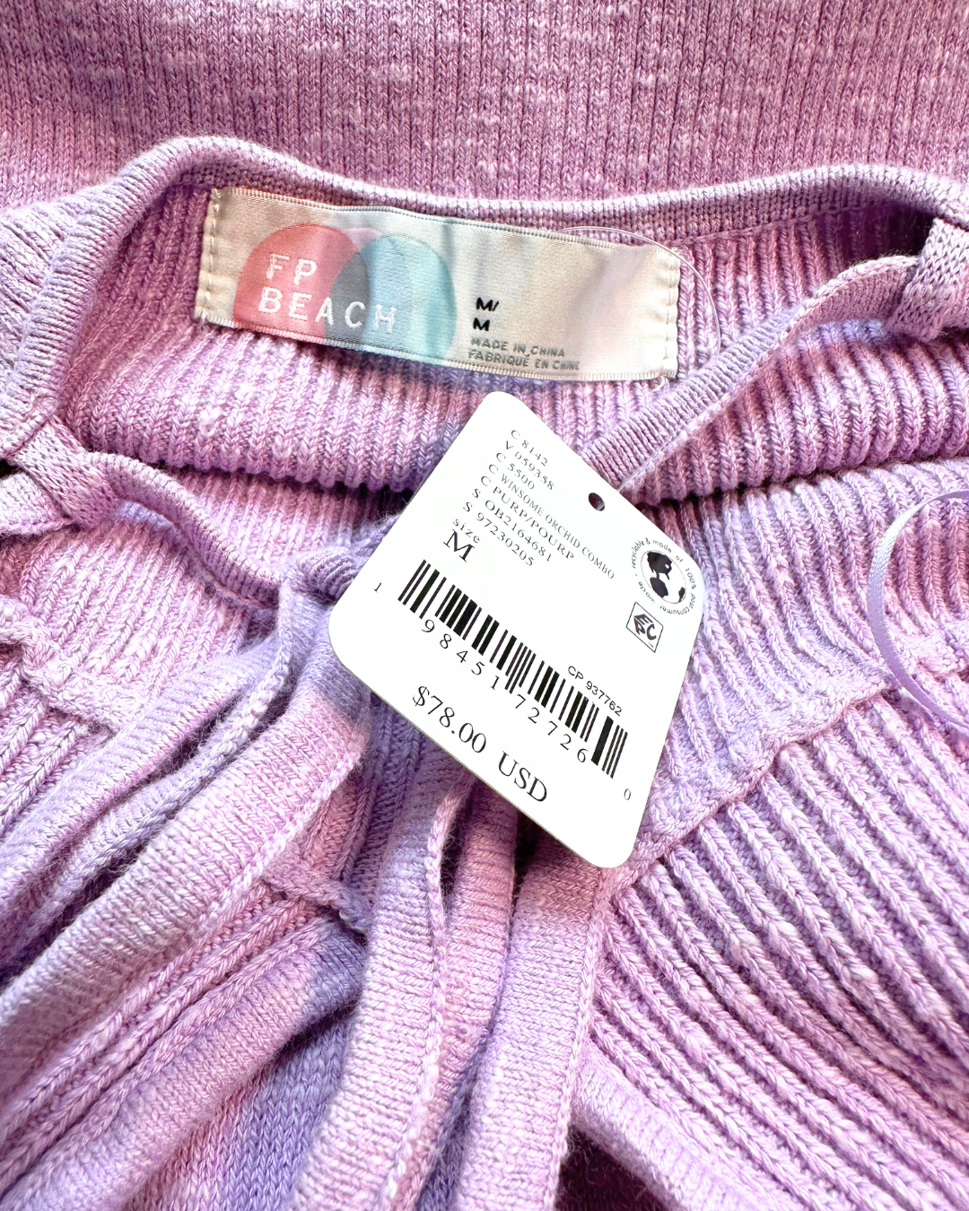 Free People Tula Sweater Midi Dress | Winsome Orchid | NWT | Size M