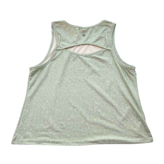 Balance Collection Soft Sage Performance Tank | Open Back Athletic Top | Size Medium