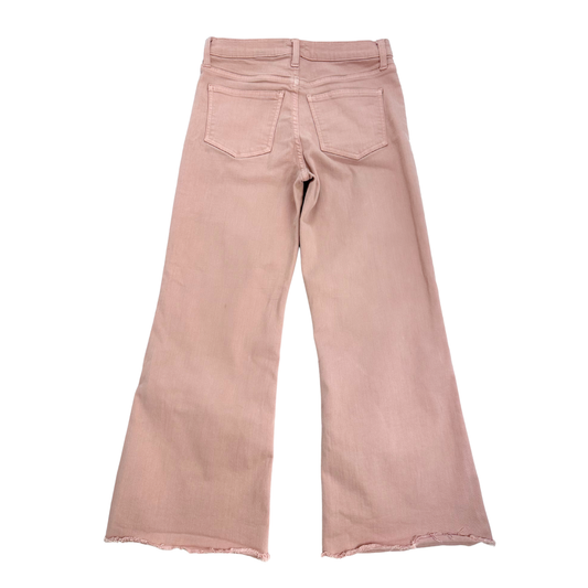 Sneak Peek Dusty Pink Cropped Wide Leg Jeans – Size 9