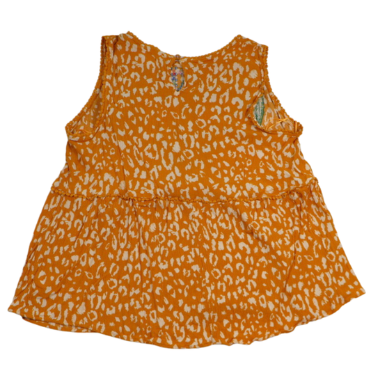 Savanna Jane Embroidered Boho Blouse – Mustard Cactus Floral | Size 1X