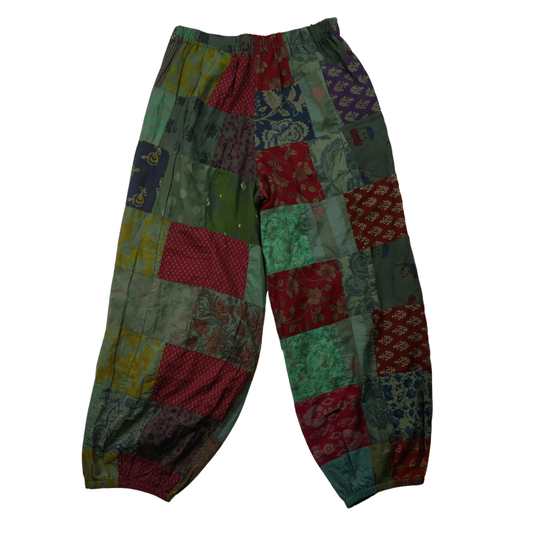 Earthbound Patchwork Balloon Pants – Size Medium