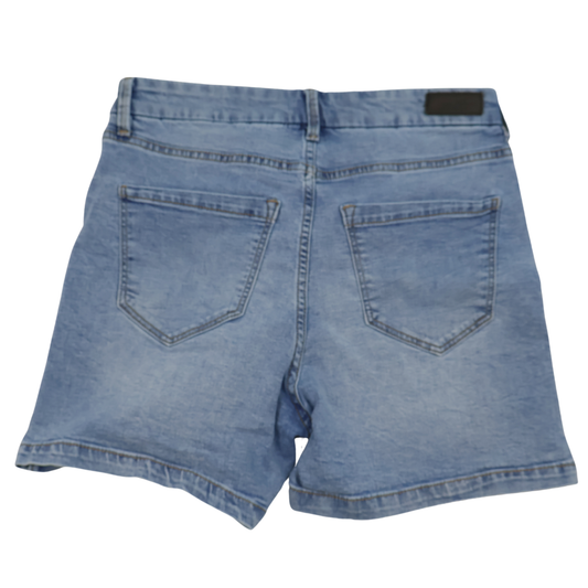 Nicole Miller Soho High Rise Denim Shorts Size 4 | Light Wash Essential Summer Staple