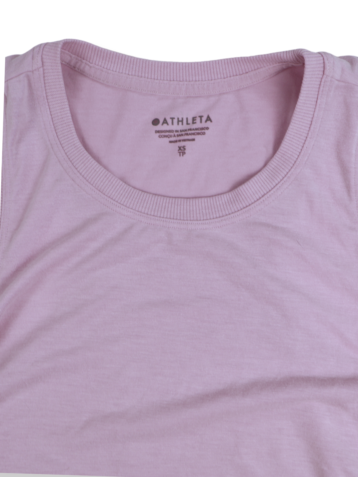 Athleta Tank Top Size XS | Soft Pink Athletic Sleeveless Workout Top