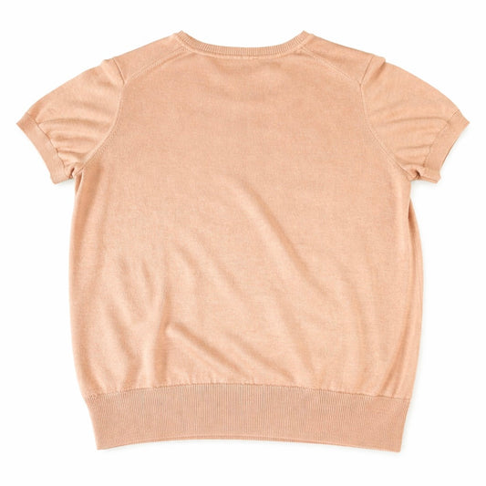 Calvin Klein Peach Short Sleeve Knit Top – Size Large