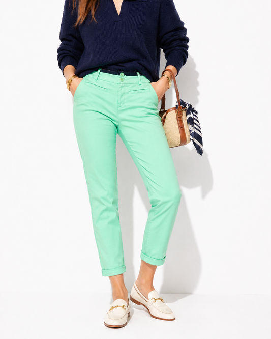 Cartonnier Anthropologie Cropped Pants Size 4 | Mint Green Tailored Ankle Pants