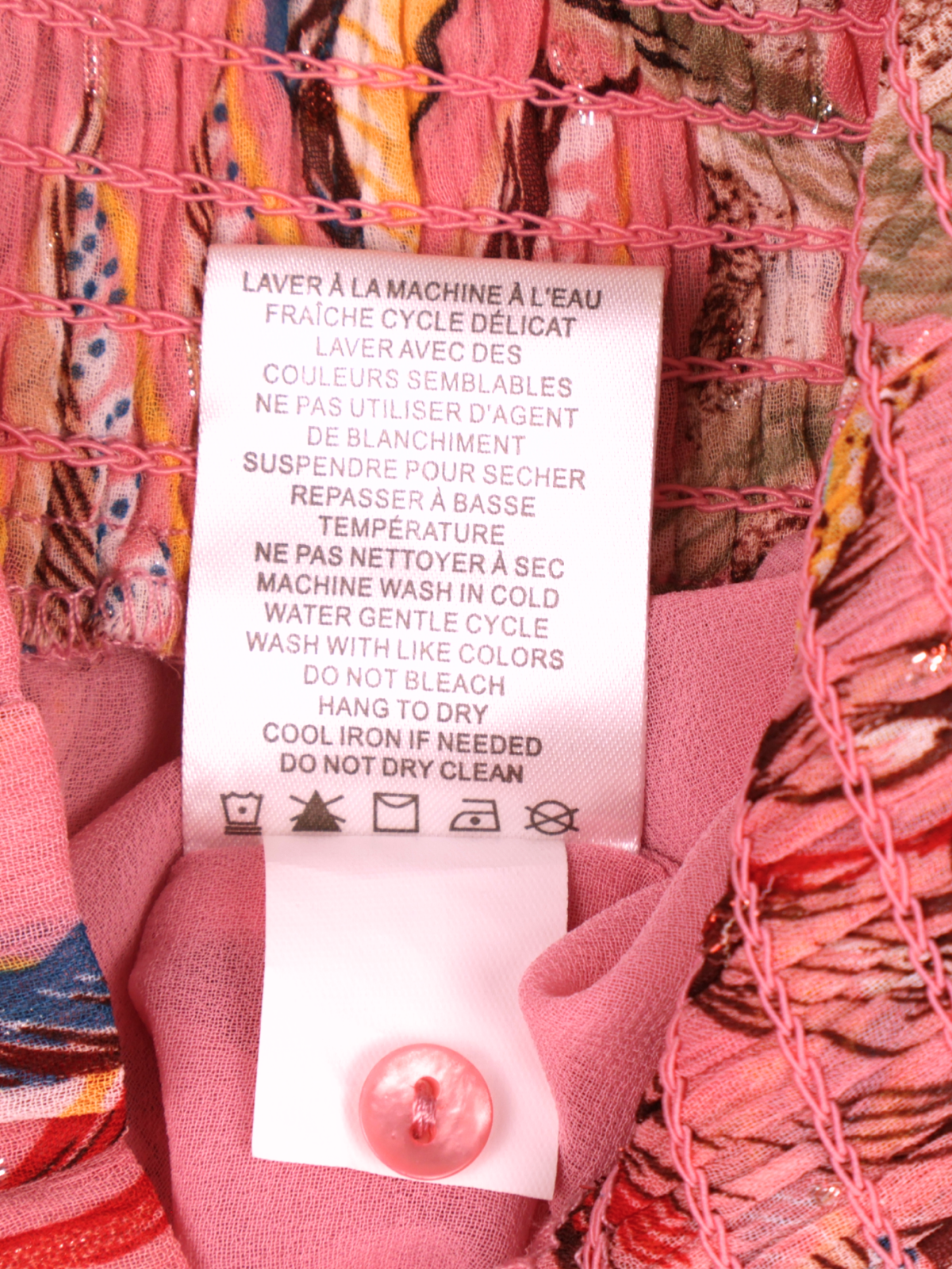 Joie Tropical Halter Blouse – Pink Resort Print | Effortless Luxury | Size Medium