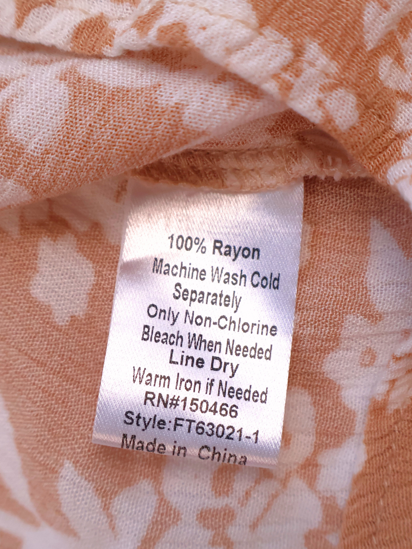 Monday Fun Floral Blouse – Effortless Boho Neutral | Size Medium