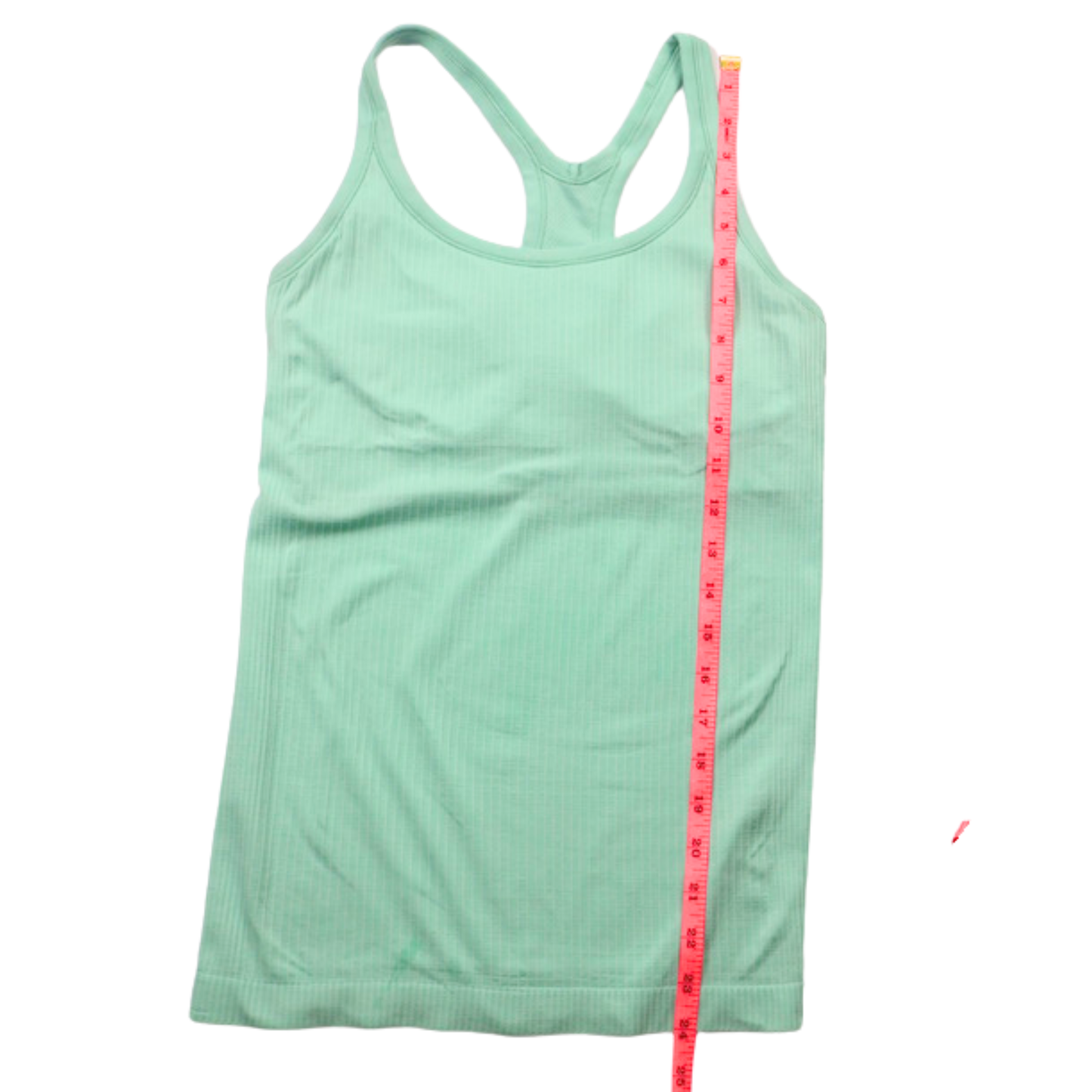 Lululemon Ebb to Street Ribbed Tank Top Mint Green Size 6 Yoga Workout Top