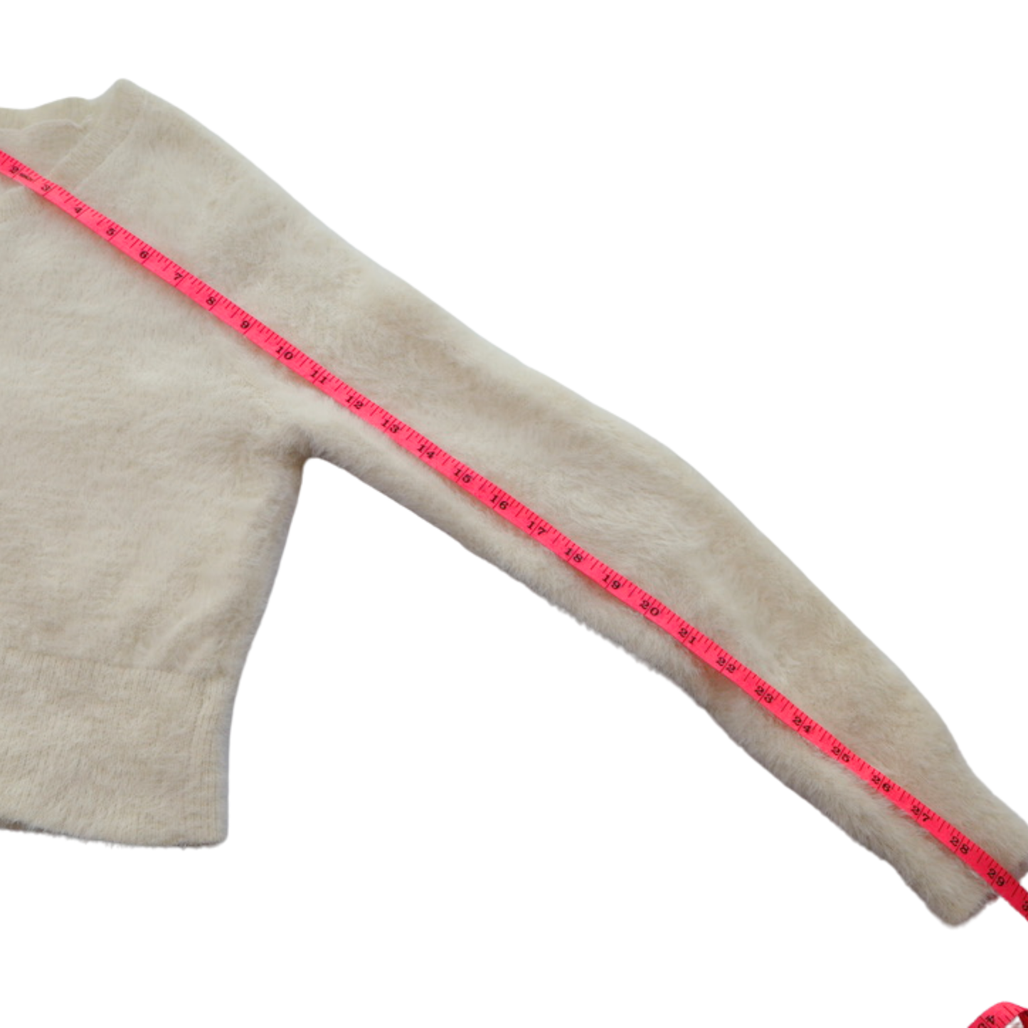 Alter’d State Fuzzy Knit Sweater | Soft Ivory | Size Medium