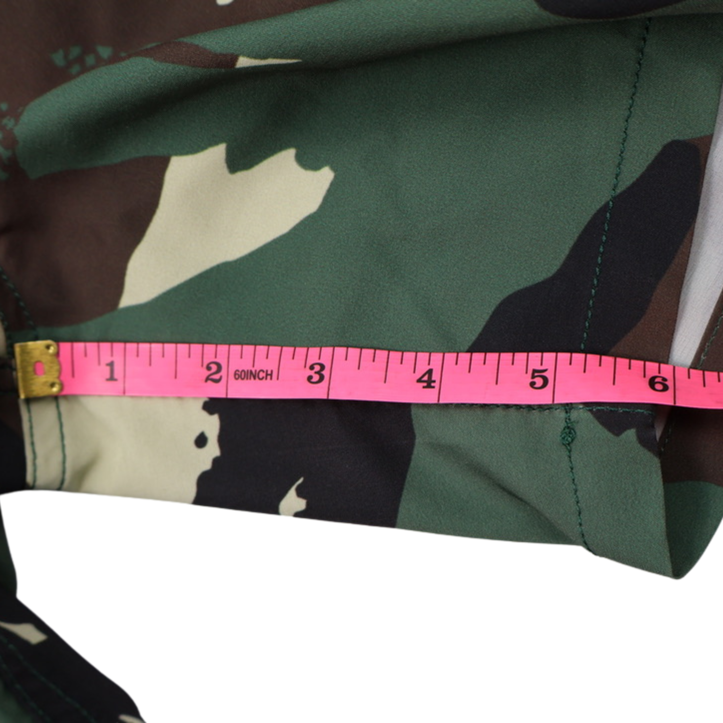 Duvin Boys Camo Print Board Shorts – Size Large – Multicolor Stripe Swim Trunks