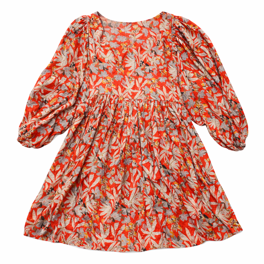 Entro Multicolor Floral Babydoll Dress – Size Medium