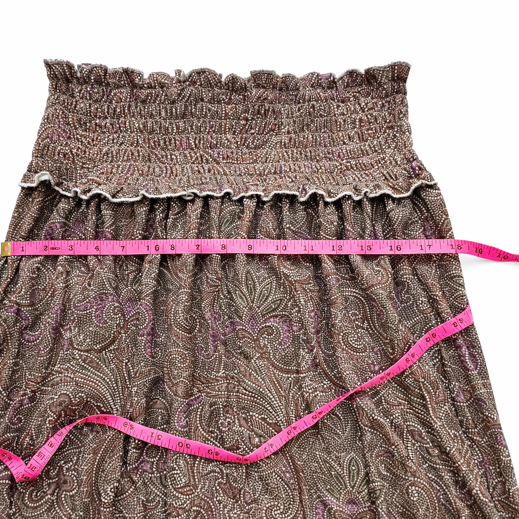 DR2 Multicolor Paisley Maxi Skirt – Size Medium