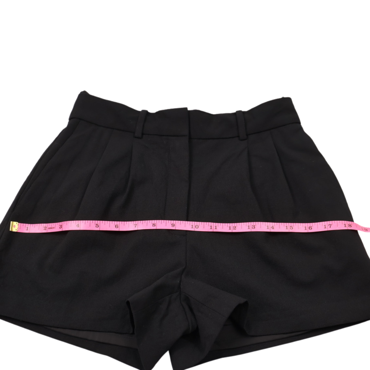 Babaton Black Tailored Shorts – Size 4 – High Rise Pleated Minimal Chic