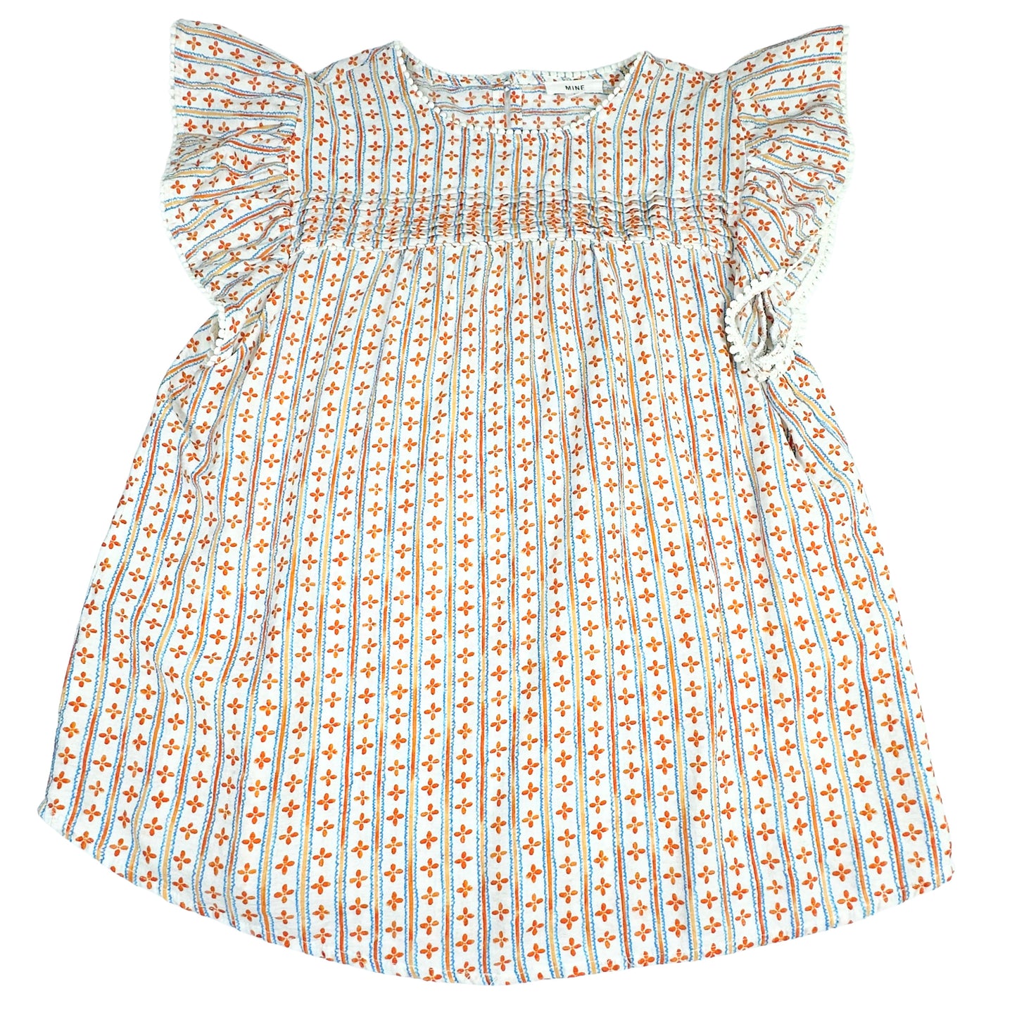 Mine Floral Smocked Blouse – Size Large