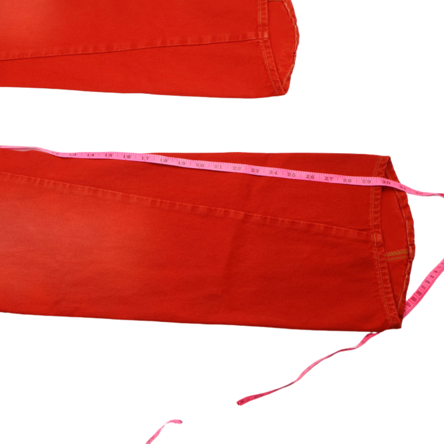 WE THE FREE Carnivale Low Rise Bootcut Jeans | Red Statement Denim | Size 28 | NWT