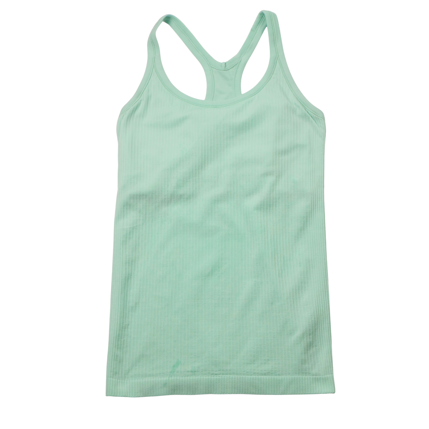 Lululemon Ebb to Street Ribbed Tank Top Mint Green Size 6 Yoga Workout Top