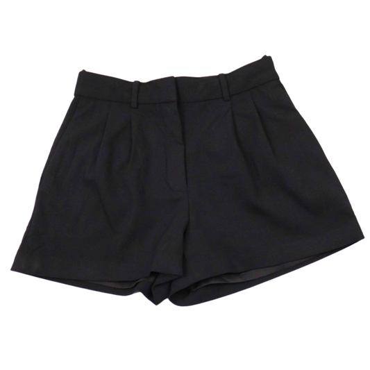Babaton Black Tailored Shorts – Size 4 – High Rise Pleated Minimal Chic