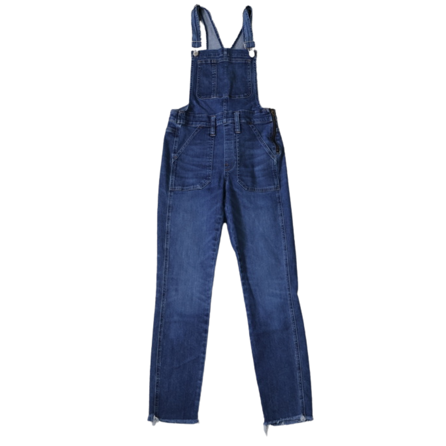 Madewell Denim Overalls Size Small Blue Straight Leg Utility Dungarees
