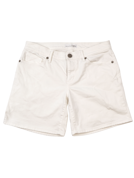 Ann Taylor LOFT White Shorts – Classic Everyday Staple (Size 2 / 26)