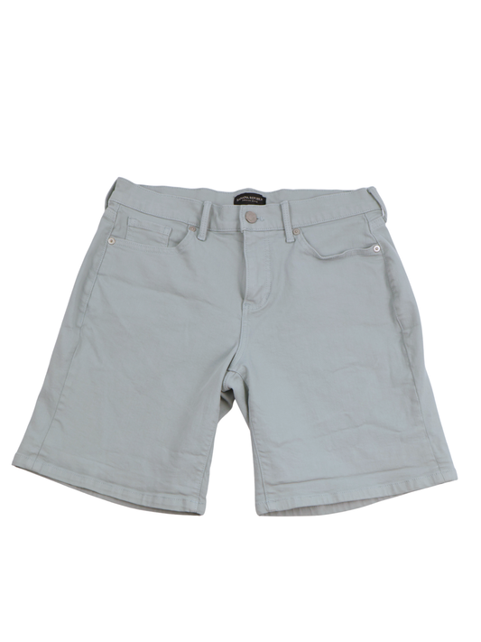 Banana Republic Premium Denim Shorts Blue Green High Rise Size 0