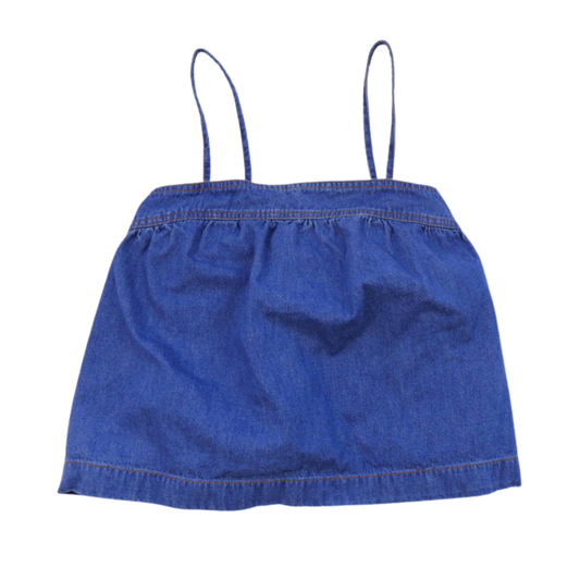 Madewell Denim Halter Top – Adjustable Strap Tank | Size S