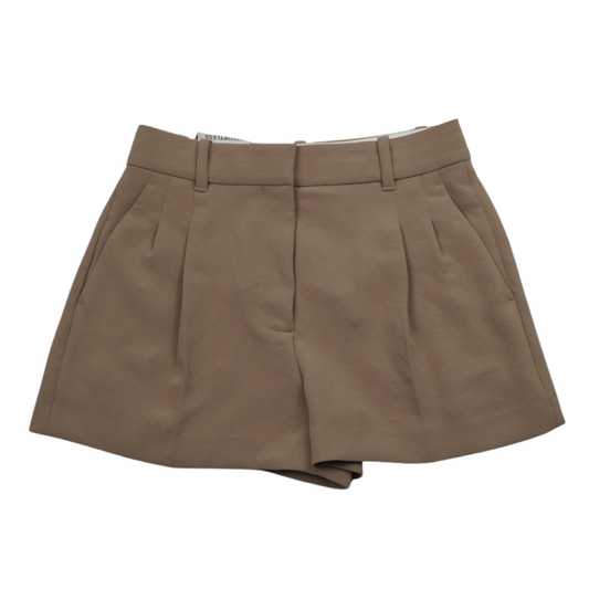 Aritzia Tailored Khaki High Rise Shorts Size 4