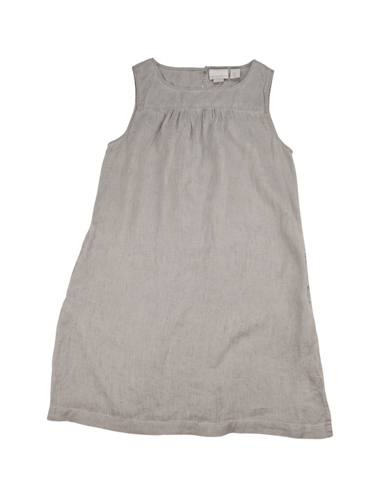 Cynthia Rowley Gray Linen Shift Dress With Pockets Size Medium
