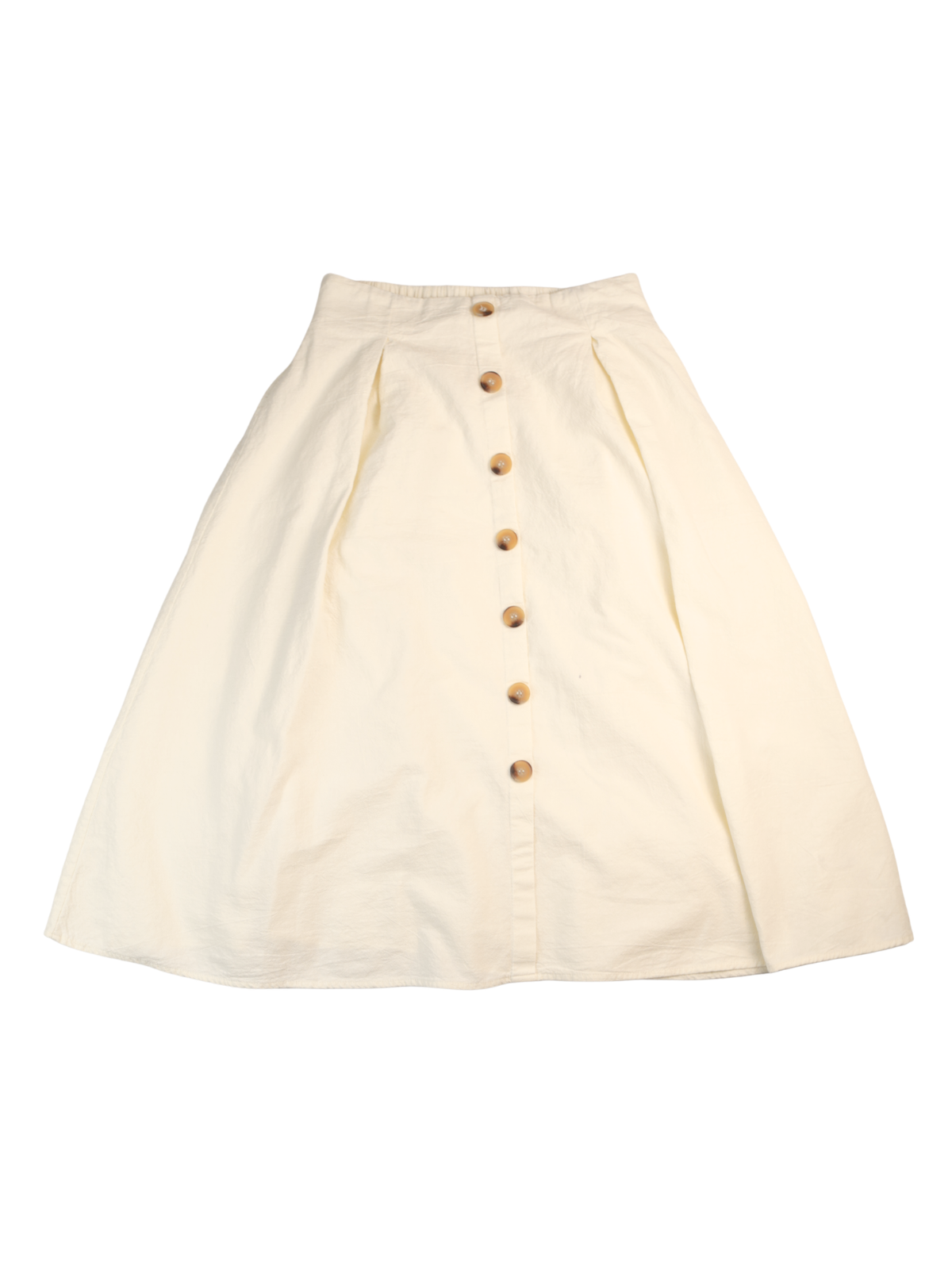 Love + Harmony Cream Button Front Skirt – Timeless Neutral Essential (Size Small)