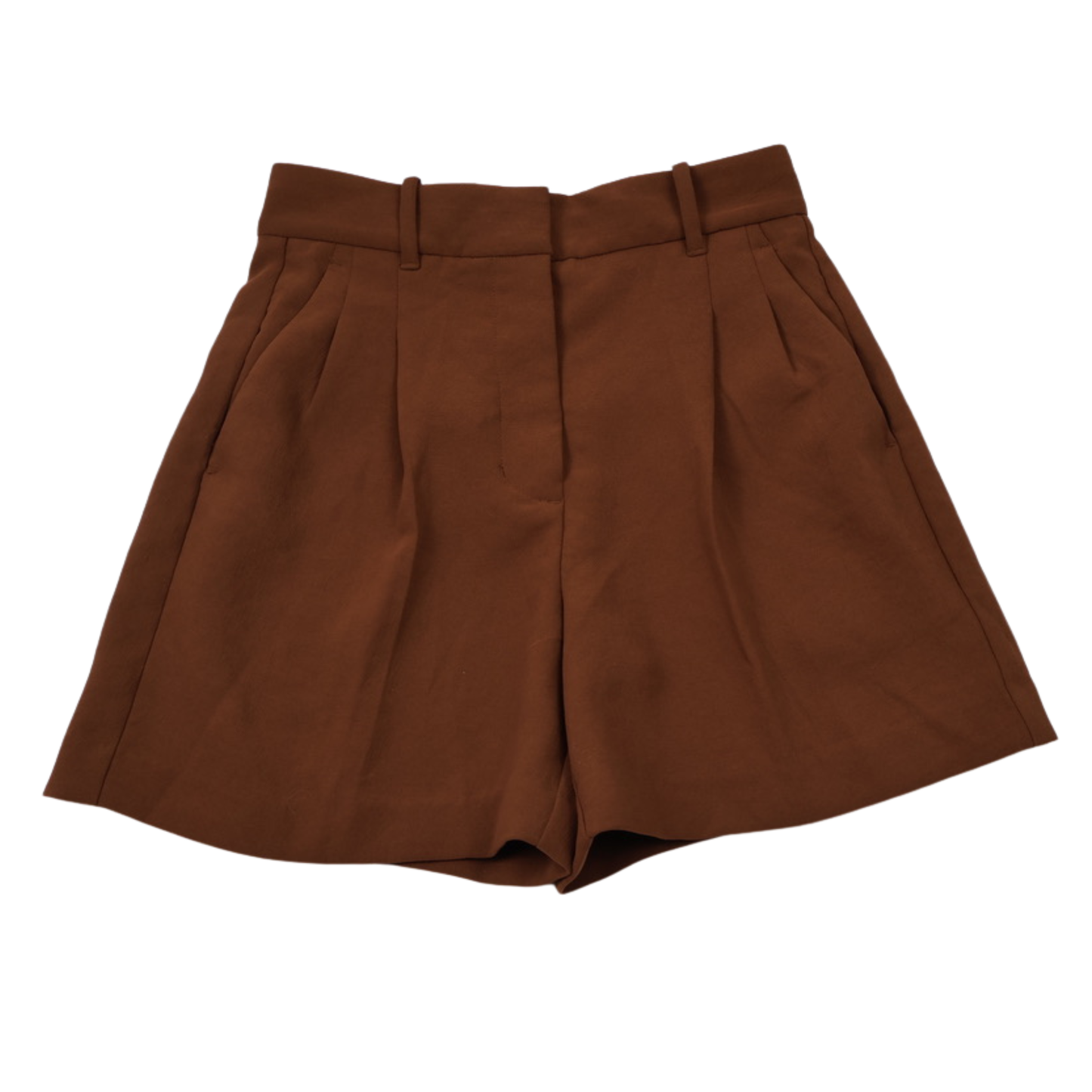 Wilfred Brown High-Rise Tailored Shorts – Size 2 – Aritzia Minimal Chic