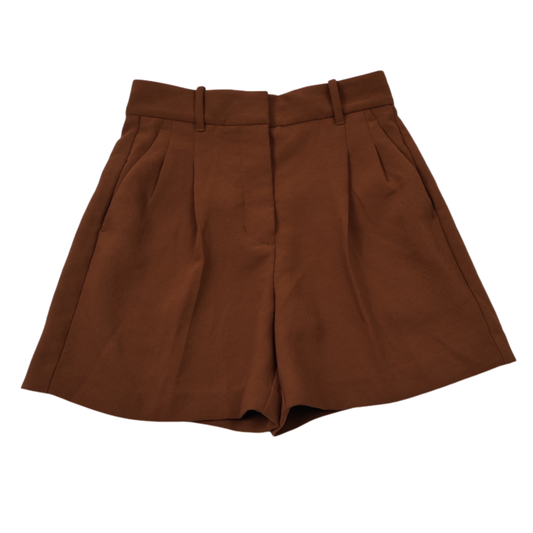 Wilfred Brown High-Rise Tailored Shorts – Size 2 – Aritzia Minimal Chic