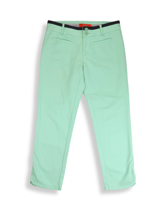 Cartonnier Anthropologie Cropped Pants Size 4 | Mint Green Tailored Ankle Pants