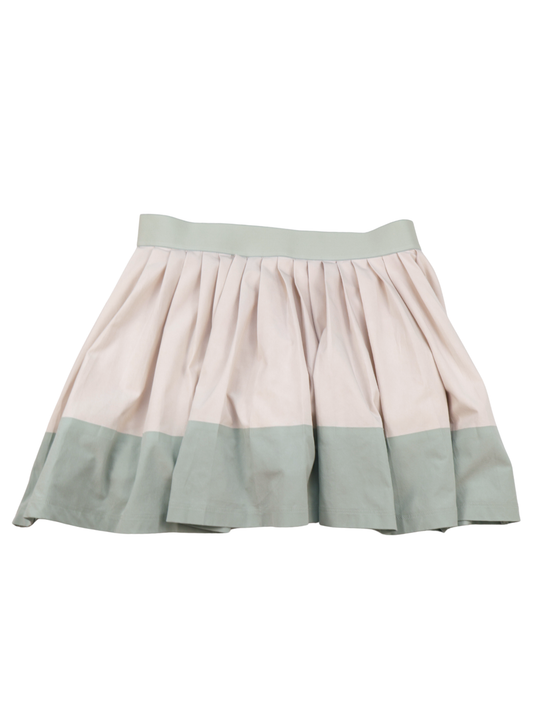 Athleta Girl Pleated Colorblock Skort – White & Aqua Mini Active – XXL/16
