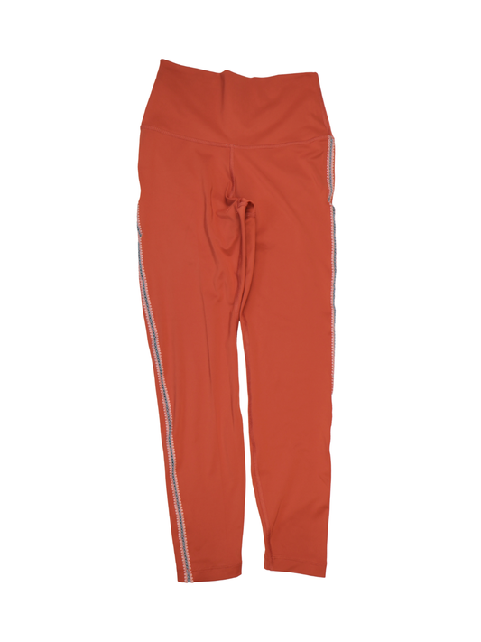 Nike High-Rise Coral Leggings – Sculpting Fit with Side Detail (Size Small)