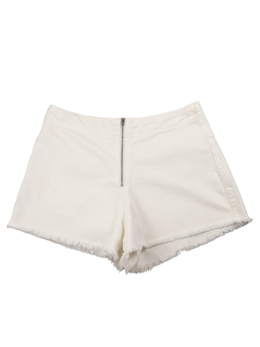 We The Free White Frayed Hem Shorts Size 6