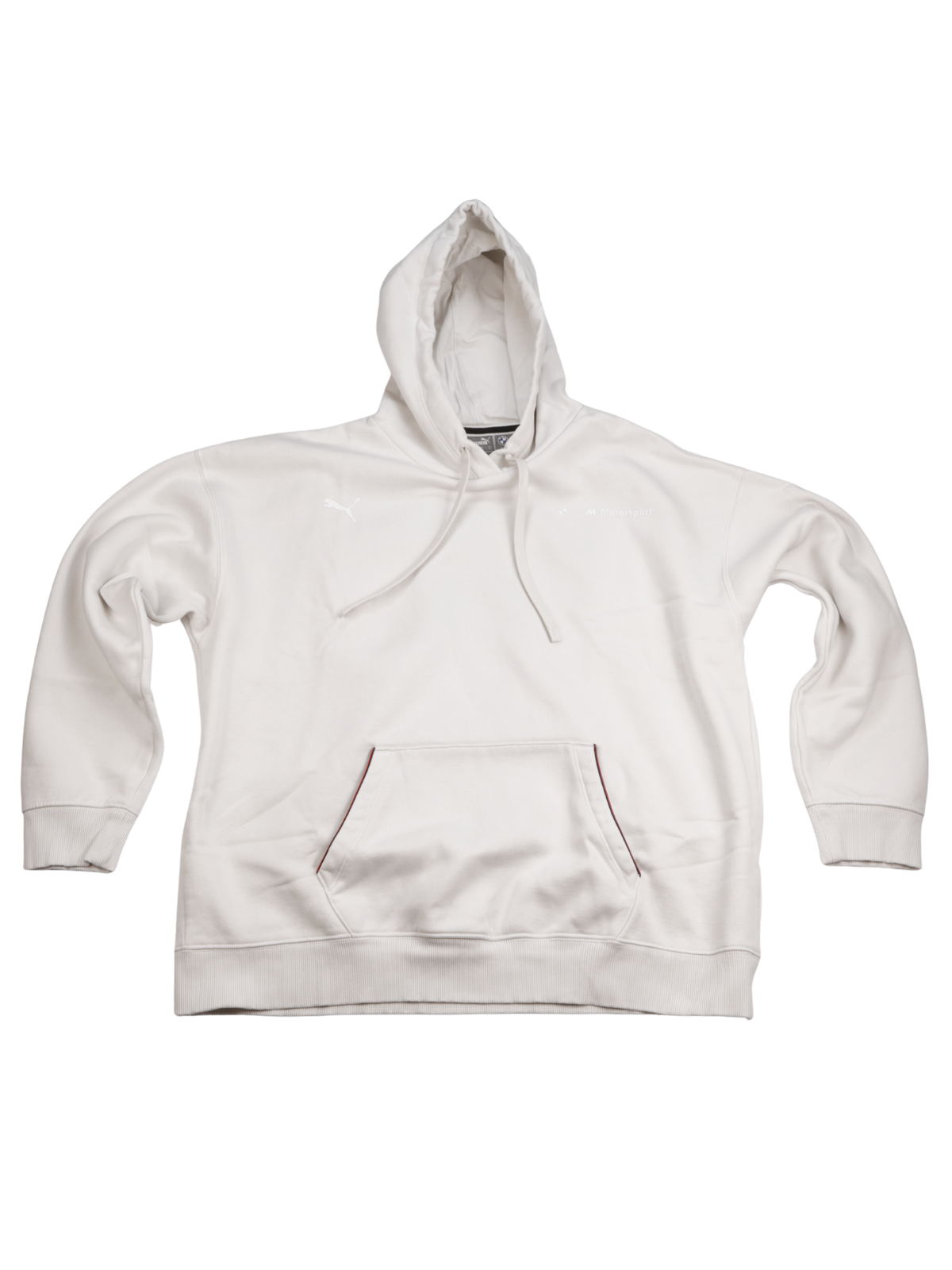 Puma x BMW Motorsport Cream Hoodie | Size Medium | Minimal Streetwear Essential