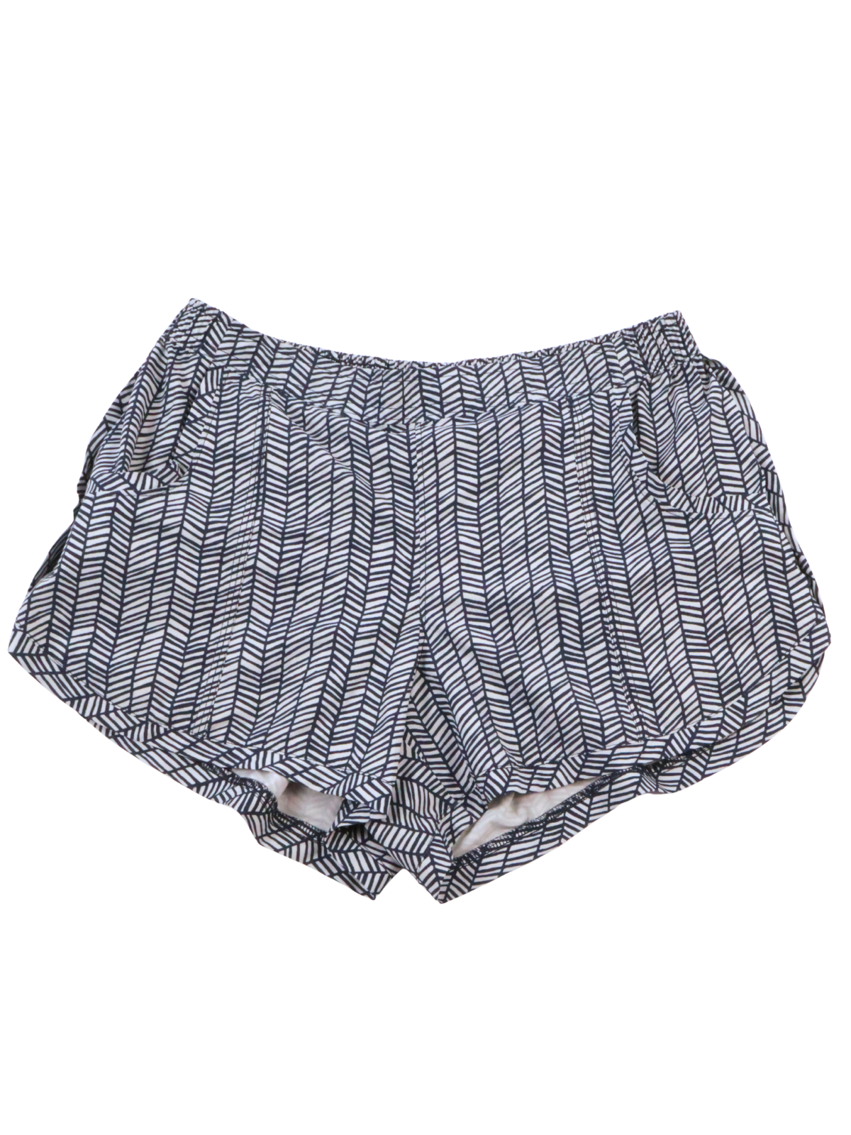 Athleta Navy & White Athletic Shorts | Size XS | Lightweight Performance