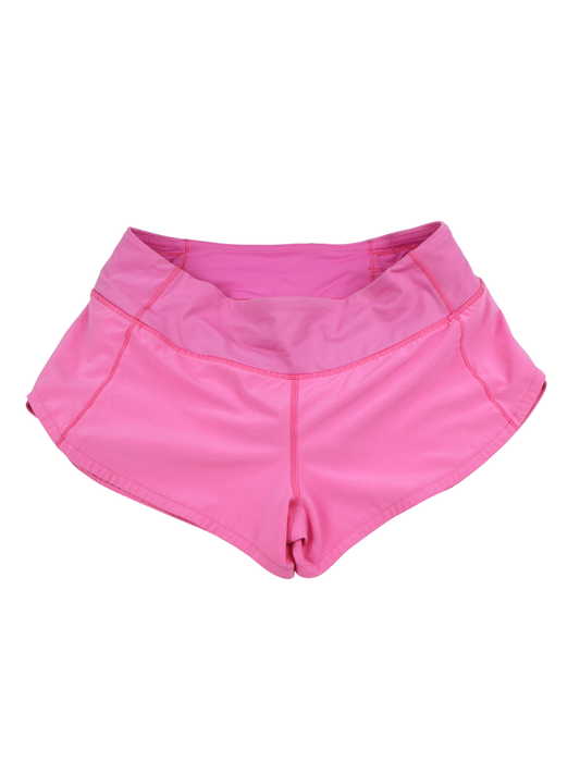 Lululemon Pink Running Shorts Size 4 High Rise Athletic Activewear