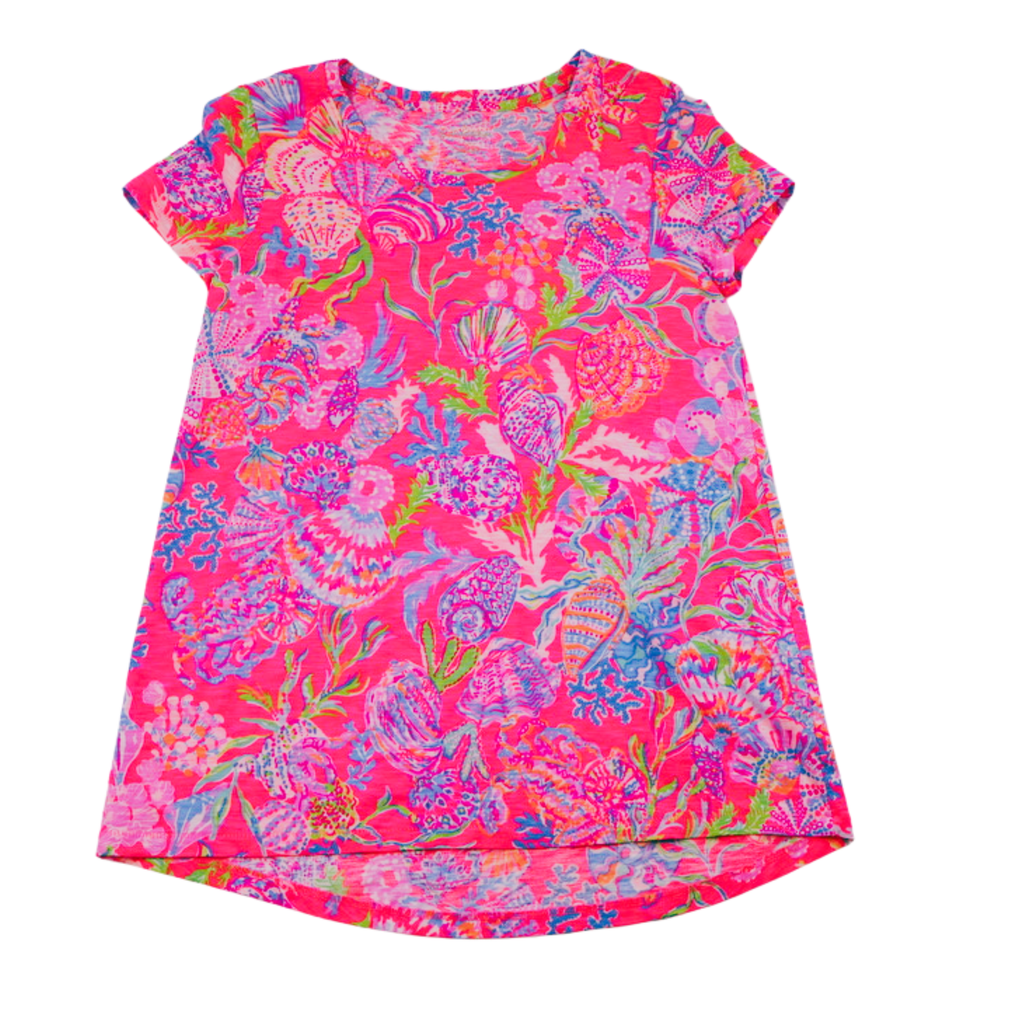 Lilly Pulitzer Coral Reef Print Top – Pink Multi | Size XXS