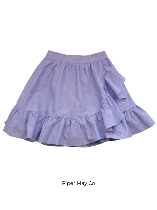 Kate Spade Lavender Ruffle Skirt – Feminine Statement Piece (Size 00)