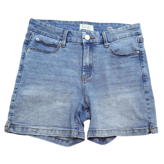 Nicole Miller Soho High Rise Denim Shorts Size 4 | Light Wash Essential Summer Staple