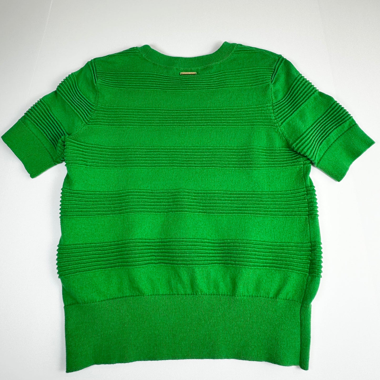Michael Kors Ribbed Knit Short Sleeve Sweater – Size Medium