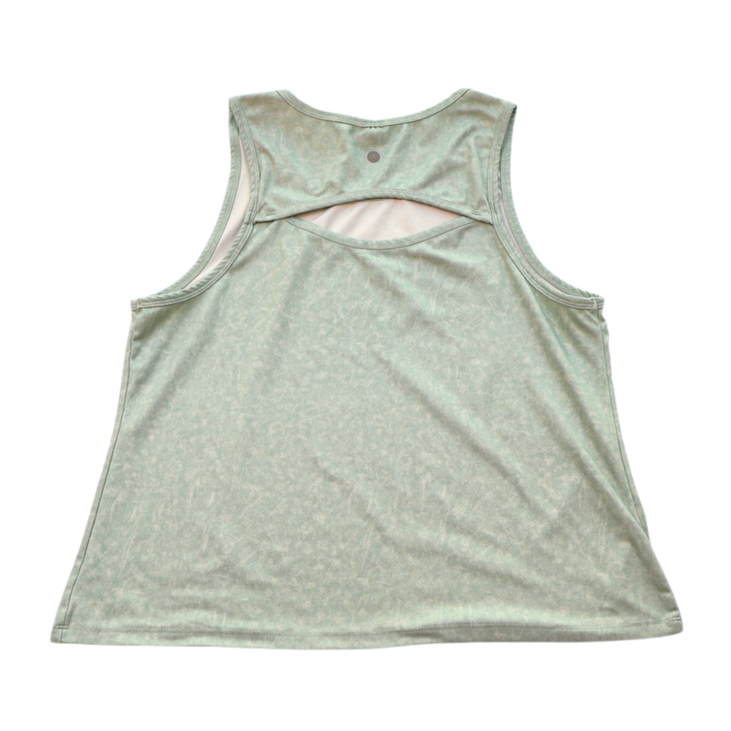 Balance Collection Soft Sage Performance Tank | Open Back Athletic Top | Size Medium