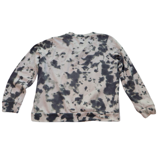 Def Leppard Graphic Sweatshirt Tie Dye Leopard Print Size Medium