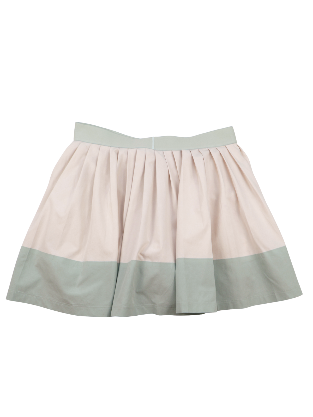 Athleta Girl Pleated Colorblock Skort – White & Aqua Mini Active – XXL/16