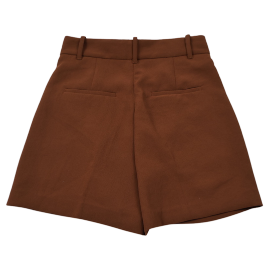 Wilfred Brown High-Rise Tailored Shorts – Size 2 – Aritzia Minimal Chic