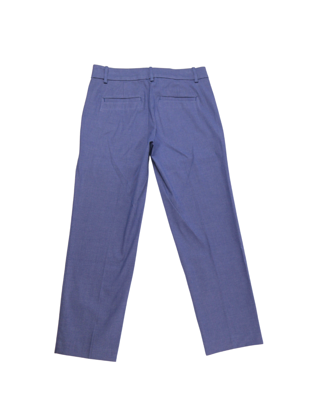 LOFT Riviera Slim Cropped Pants | Navy Blue | Linen Blend | Size 4