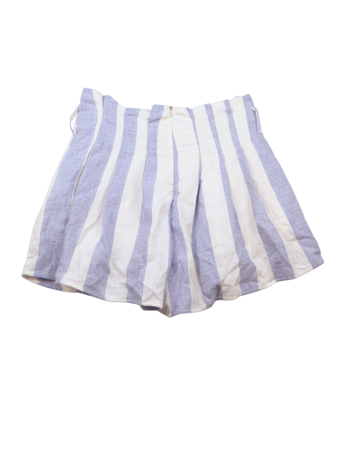 BLUIVY Blue & White Stripe Skort – High Rise Flowy Summer Short – Size M/L