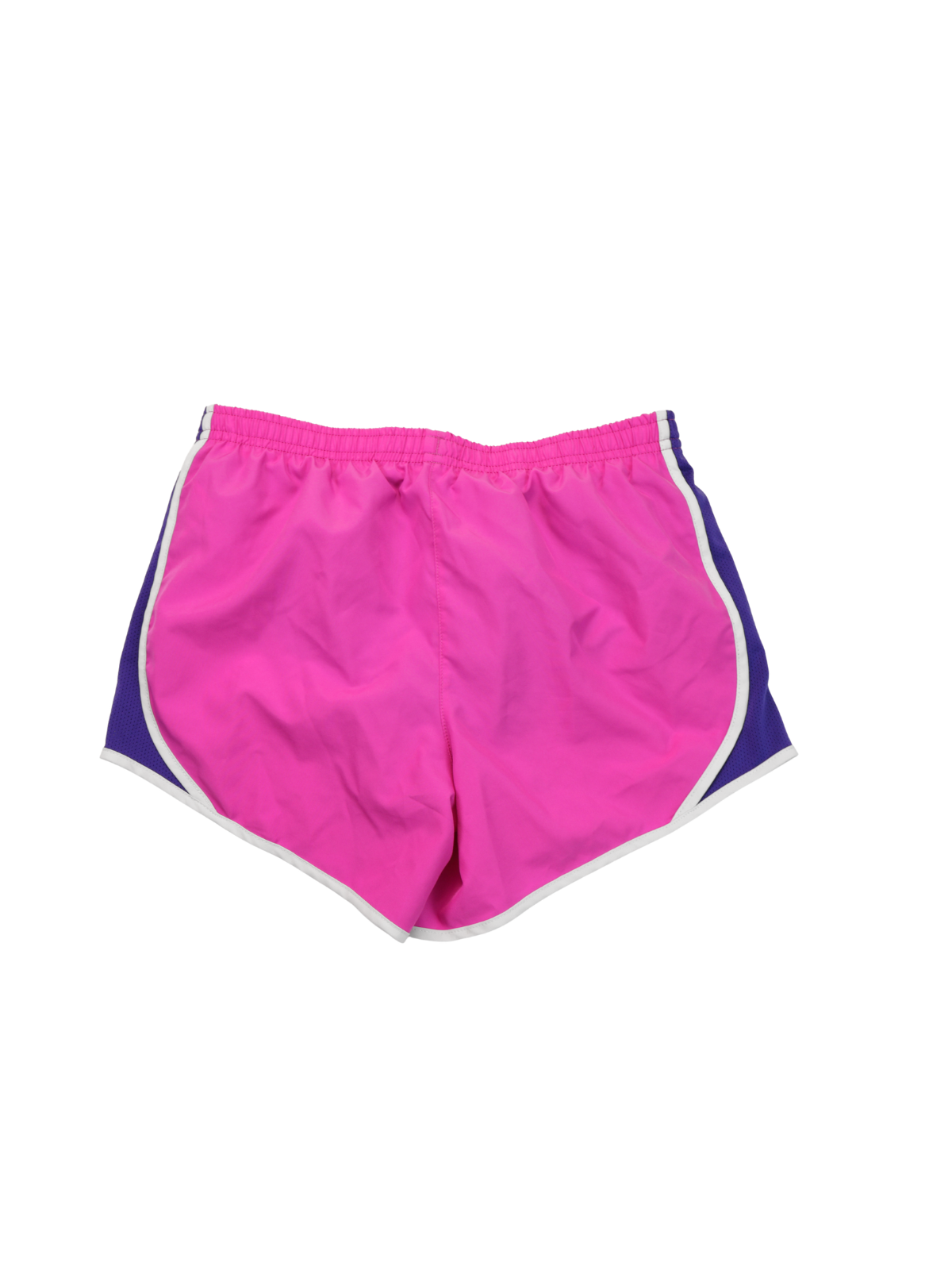 Nike Girls Dri-FIT Athletic Shorts Size Large | Pink Purple Running Shorts
