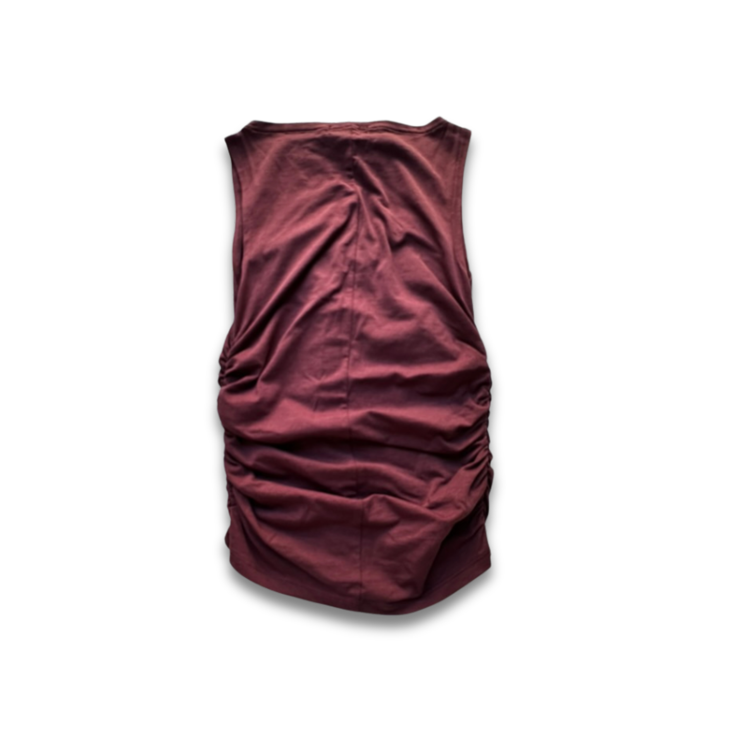Rag & Bone Plum Ruched Sleeveless Knit Top – Size Medium (NWT)