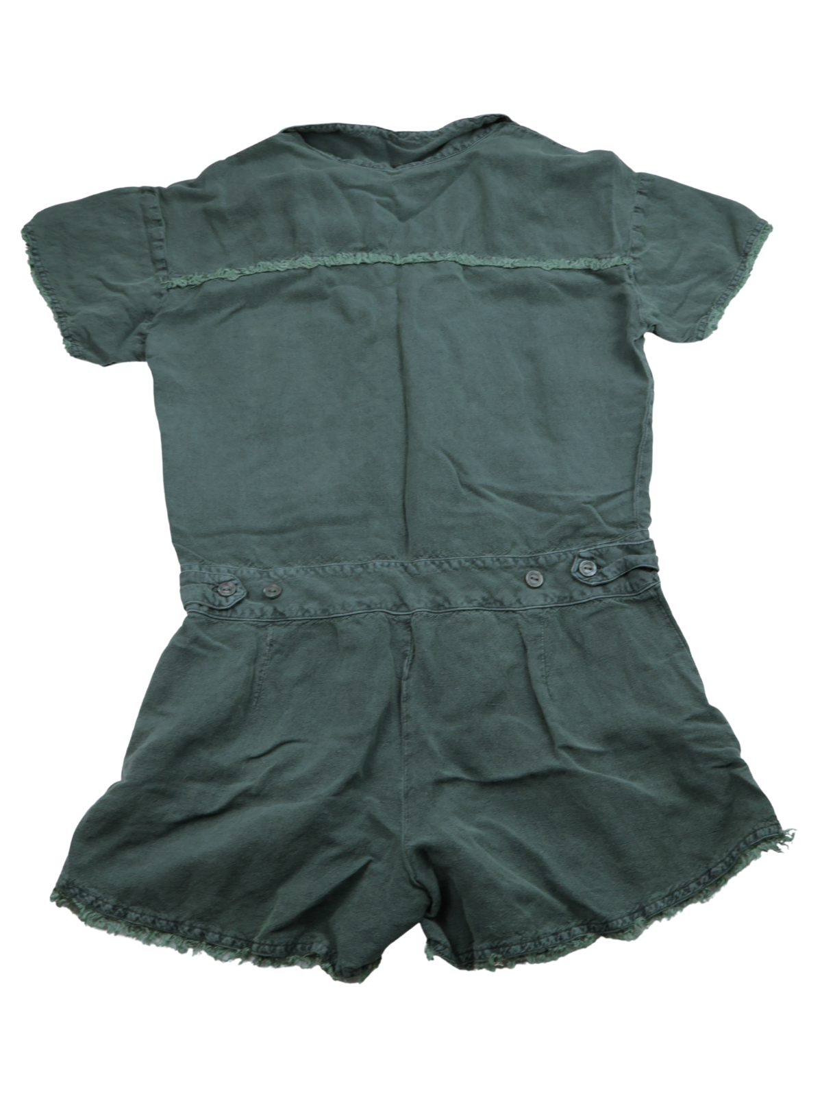 Young Fabulous & Broke Felix Romper – Garment Dyed Utility Style (Size Medium)